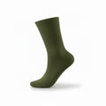 Business Casual Plain Olive Socks 40-45 (MM 2000 12)