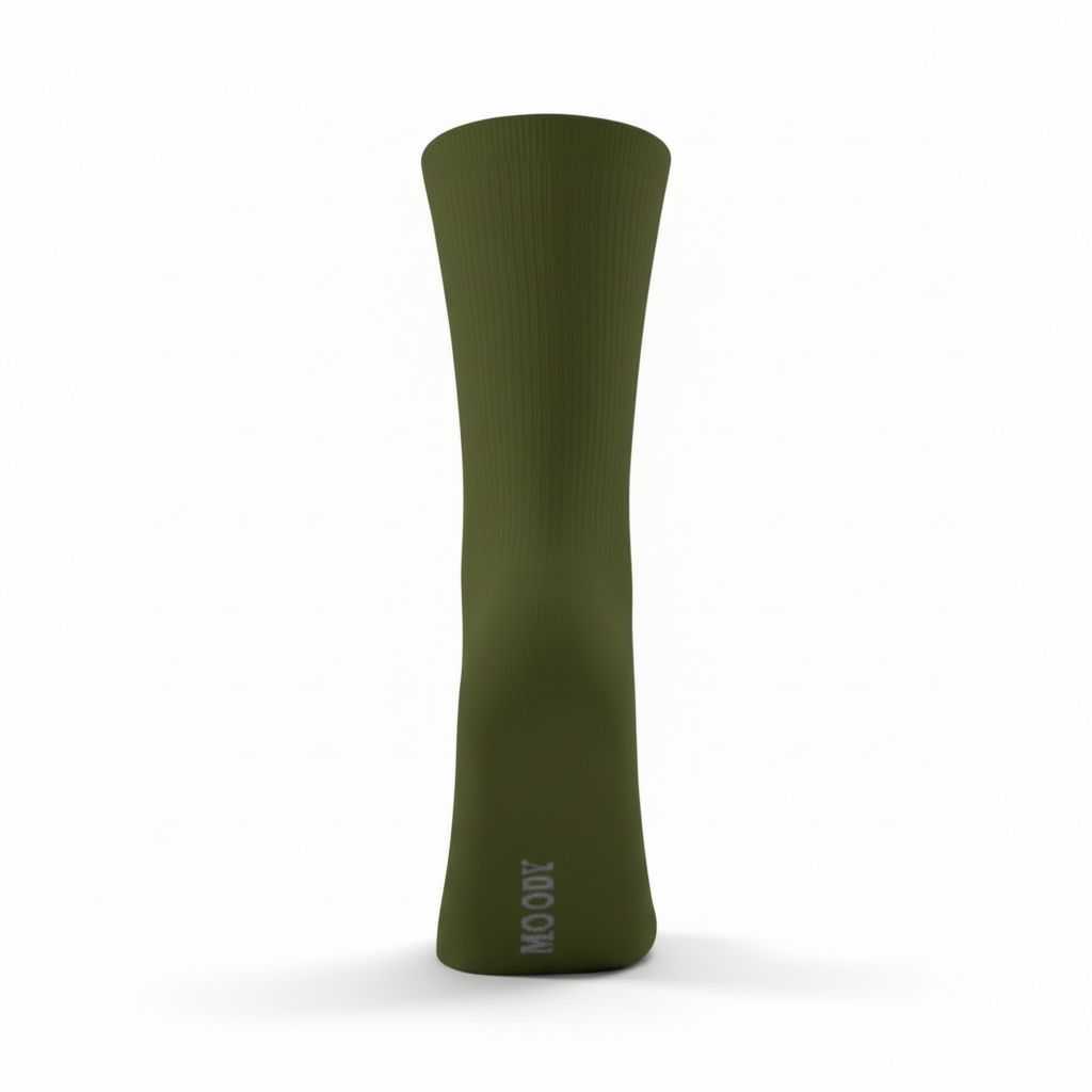 Business Casual Plain Olive Socks 40-45 (MM 2000 12)