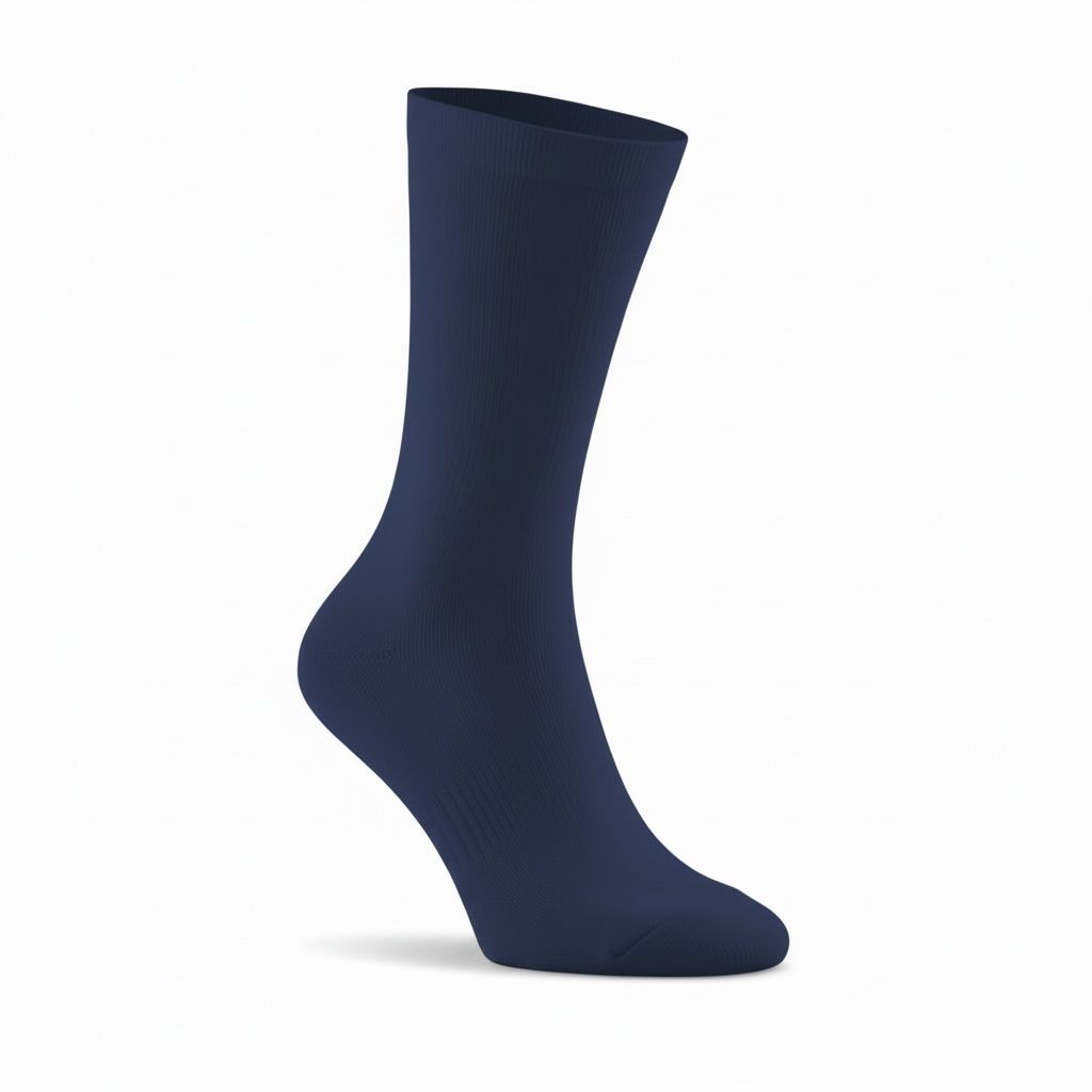 Business Casual Plain Navy Blue Socks 40-45 (MM 2000 3)