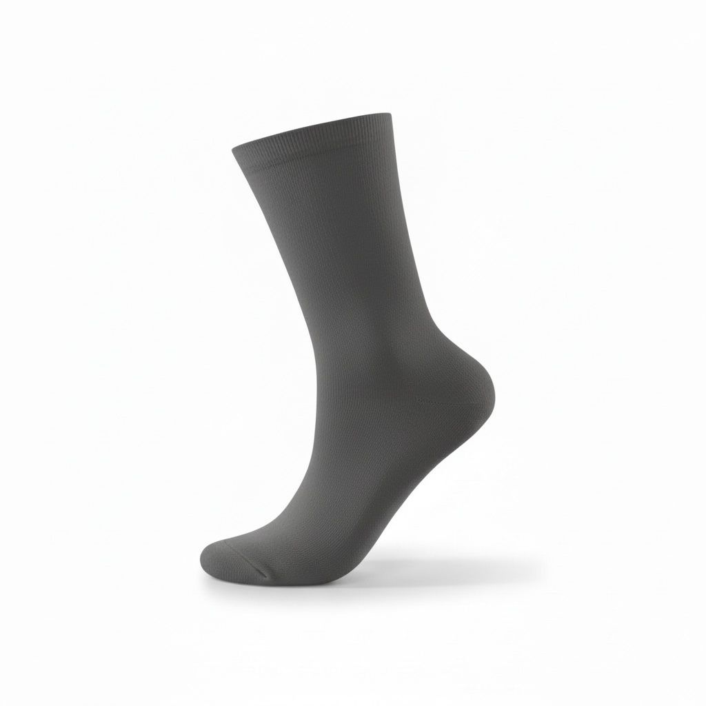 Business Casual Plain Grey Socks 40-45 (MM 2000 5)