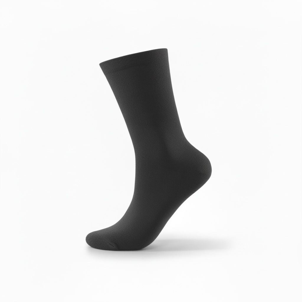 Business Casual Plain Dark Grey Socks 40-45 (MM 2000 6)