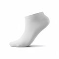 Ankle Reaching Plain White Socks 40-45 (MM 5000 1)