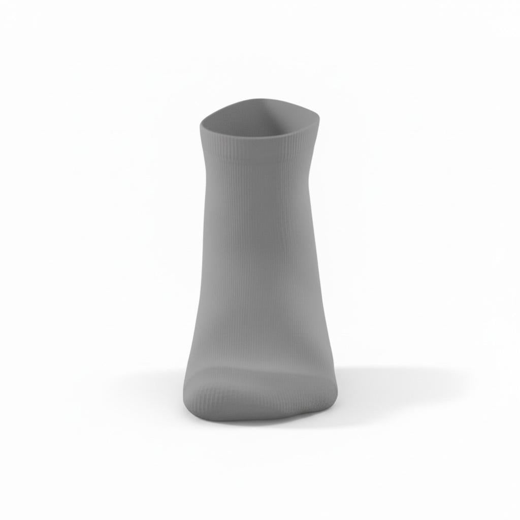 Ankle Reaching Plain Silver Socks 40-45 (MM 5000 4)