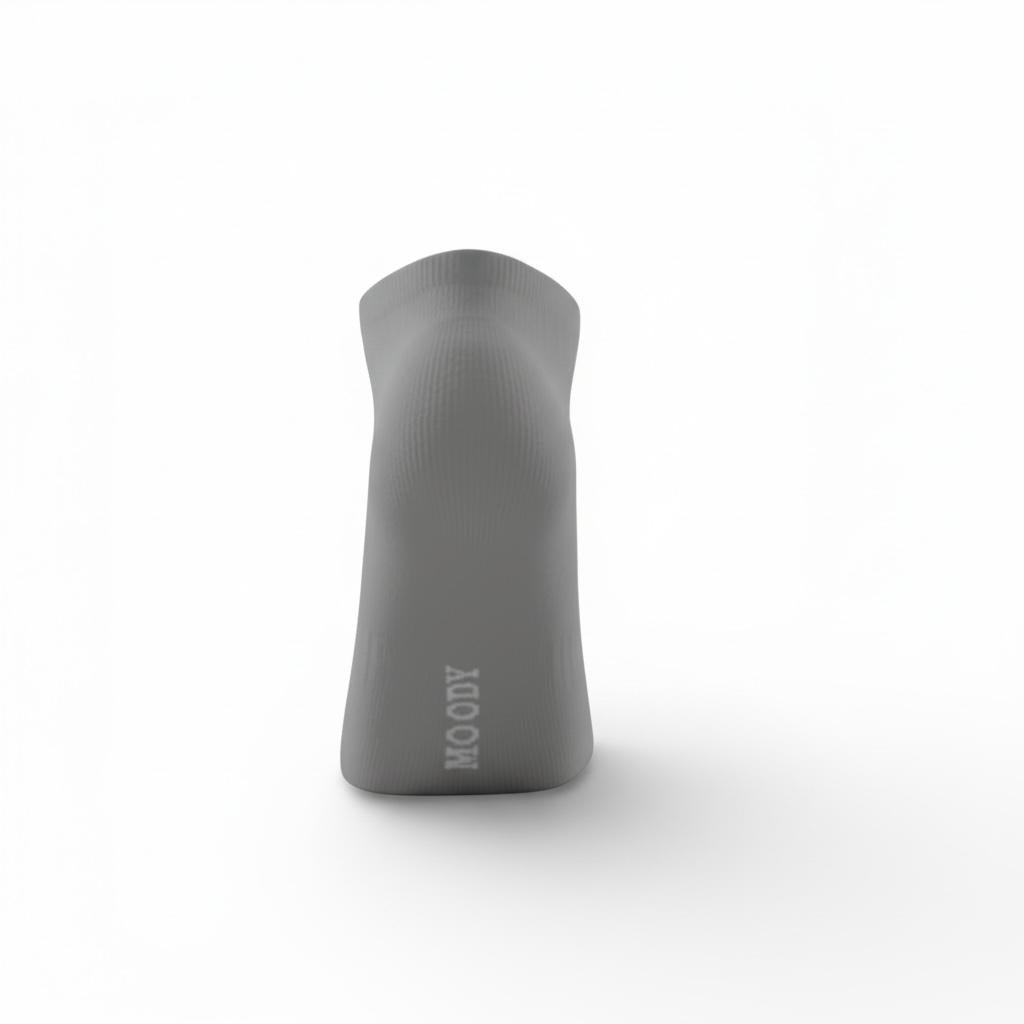 Ankle Reaching Plain Silver Socks 40-45 (MM 5000 4)