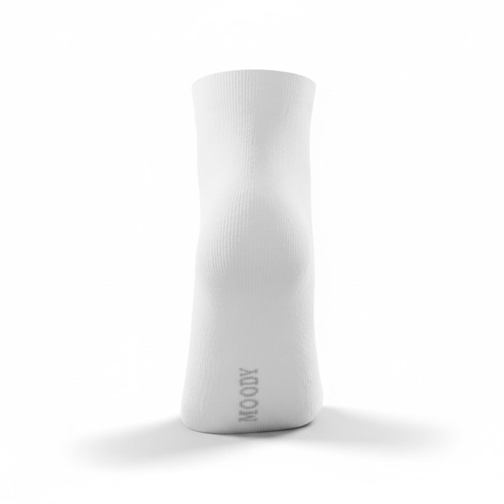 Quarter Length Plain White Socks 40-45 (MM 6000 1)