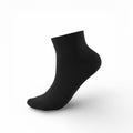 Quarter Length Plain Black Socks 40-45 (MM 6000 2)