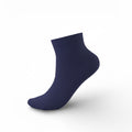 Quarter Length Plain Navy Blue Socks 40-45 (MM 6000 3)